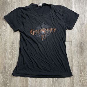 Godsmack IV T Shirt Woman’s Size XL Y2K Bay Island With Holes